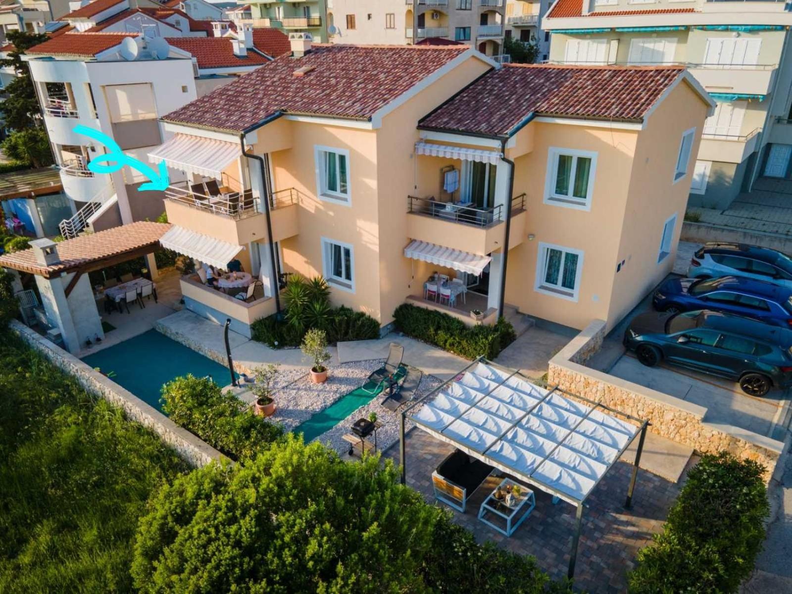 Apartment Traversa Novalja Zewnętrze zdjęcie