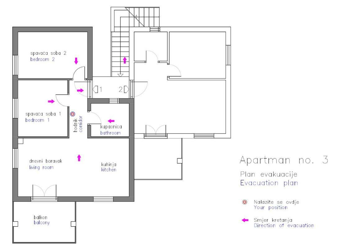 Apartment Traversa Novalja Zewnętrze zdjęcie
